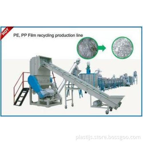 Waste Plastic PE PP Film Washing Line Recycling Machinery 3